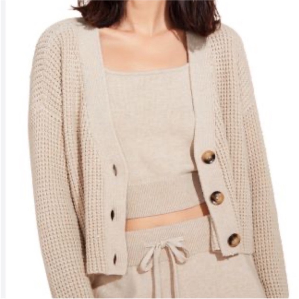 American Eagle Crop Button Down Knit Cardigan - image 6